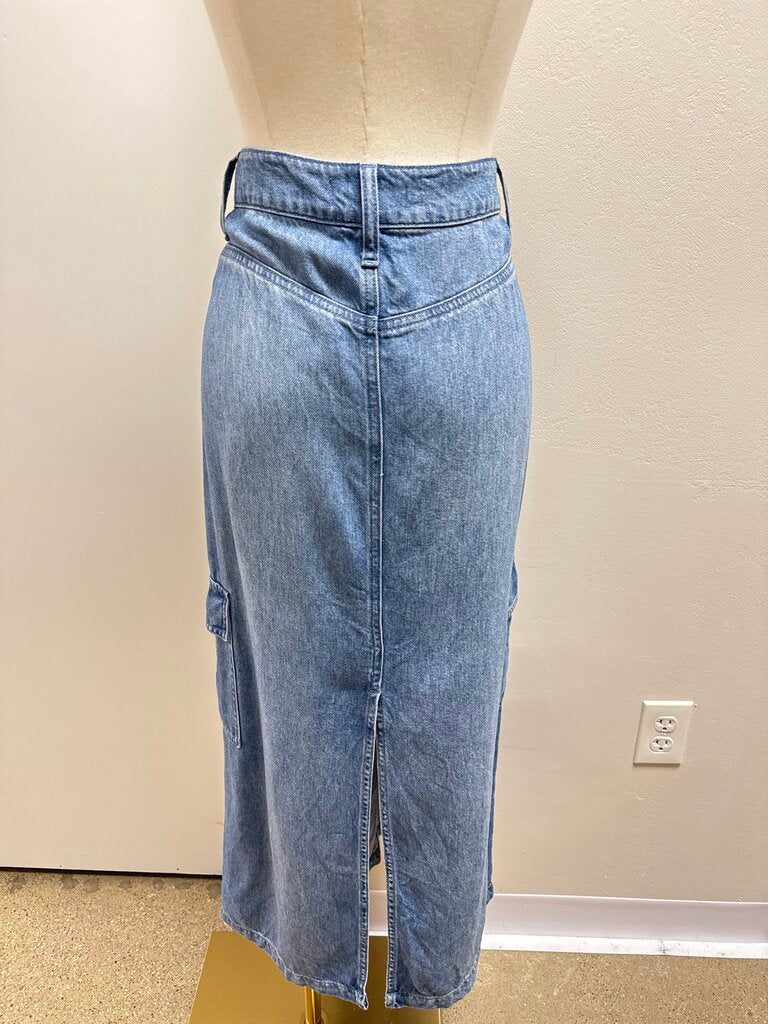 Cloth & Stone Denim Maxi Skirt