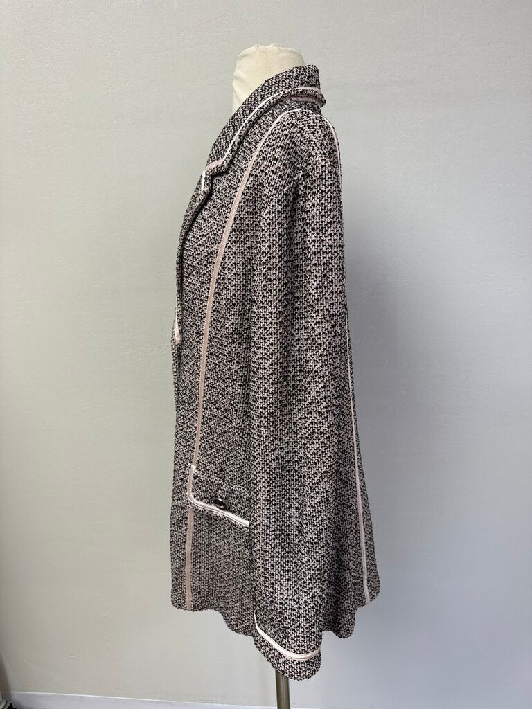 St John Pink and Black Tweed Blazer