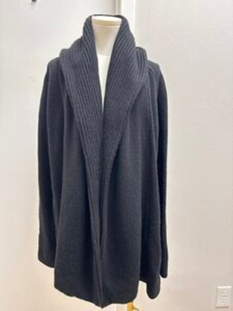 Vince Black Shawl Collar Cardigan