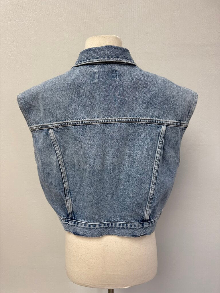 AGOLDE Blue Jean Vest