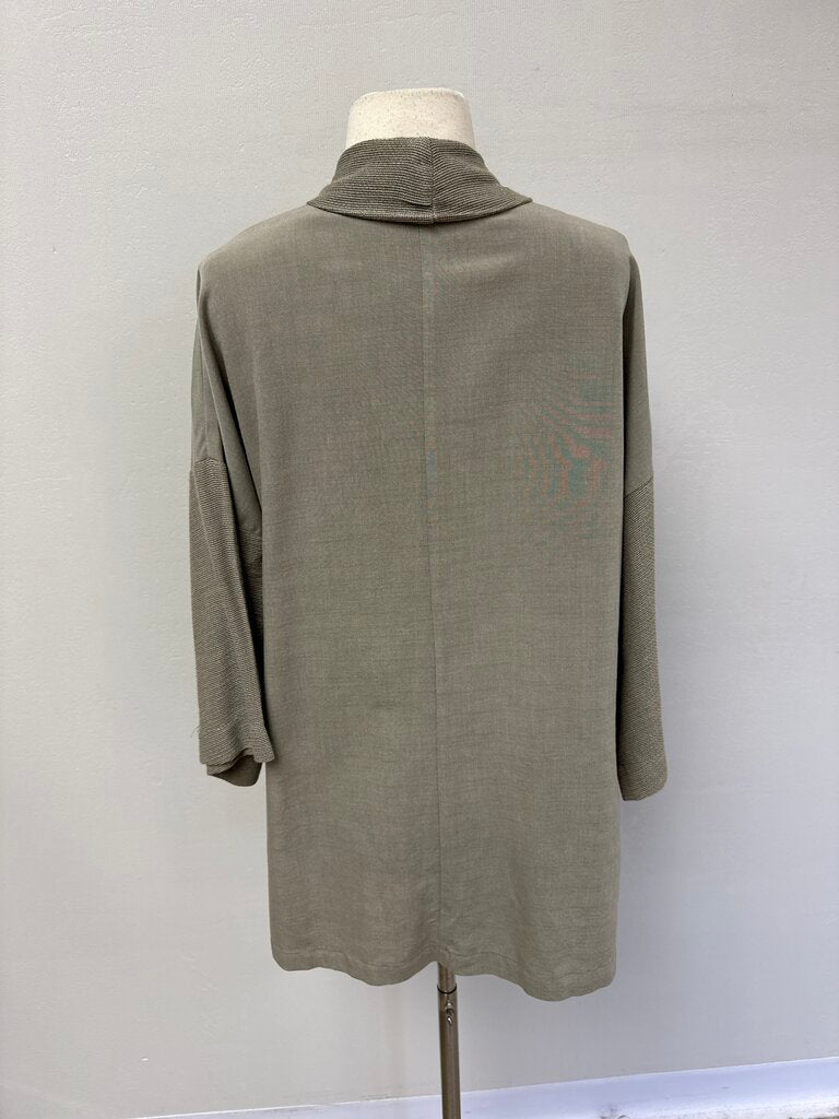 Ozai N Ku Khaki Open Jacket