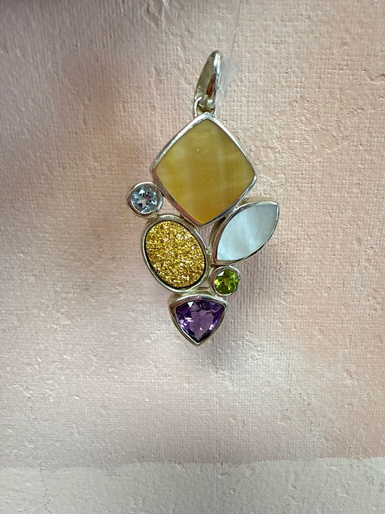 Multi Stone Pendant