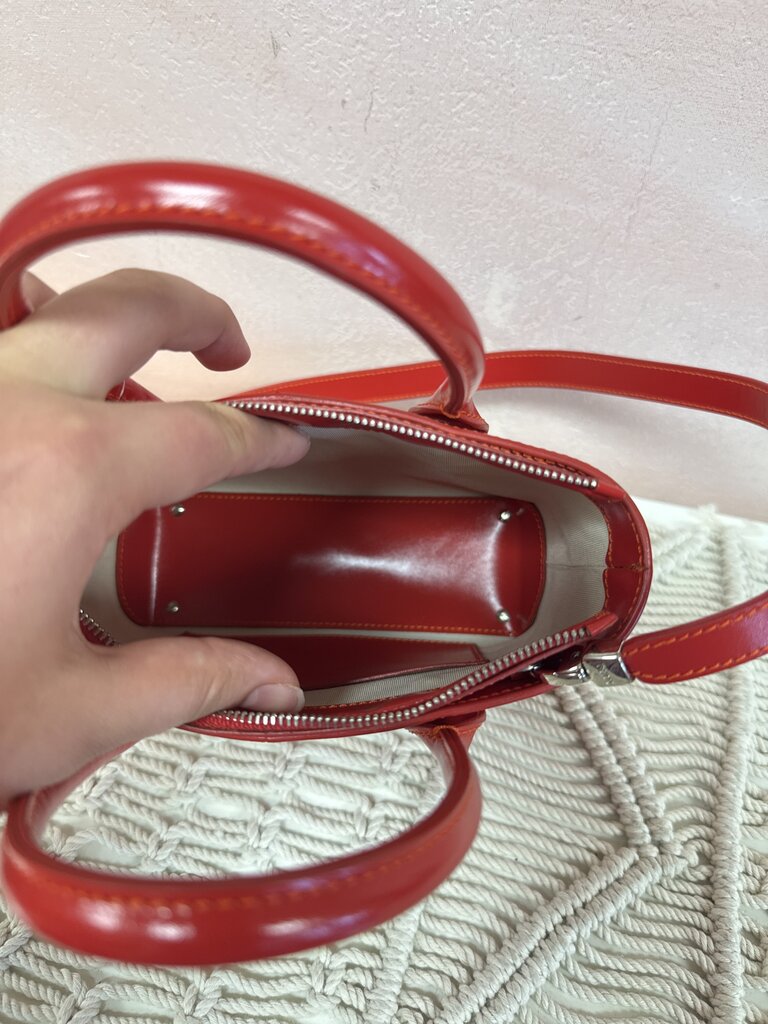 Tod's Red Top Handle w/Crossbody Strap
