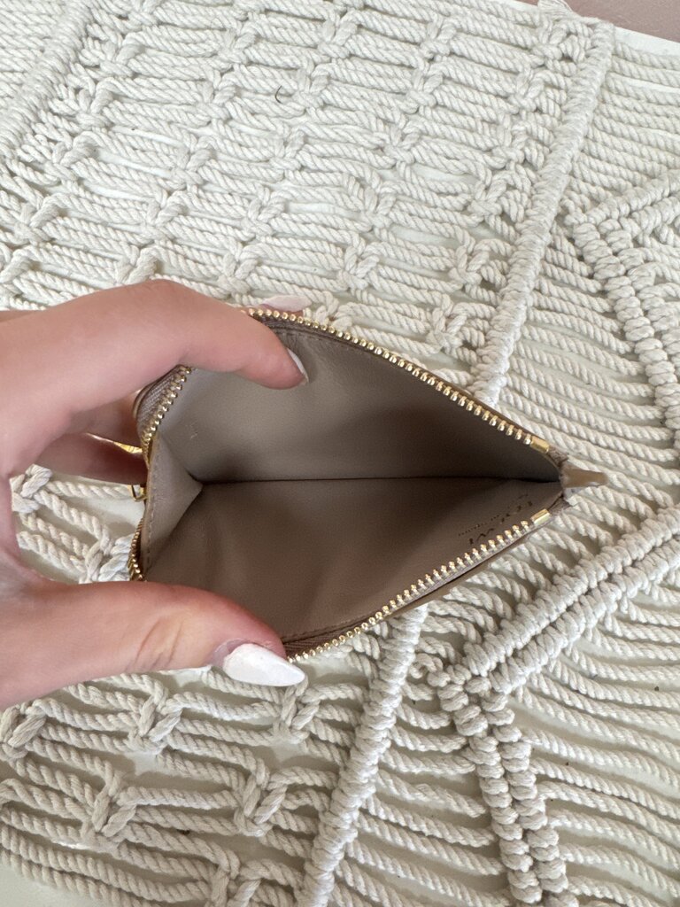 Loewe Tan Leather Card Case