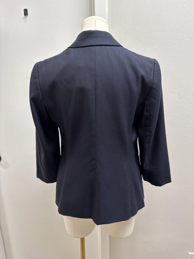 The Row Black Cropped Blazer
