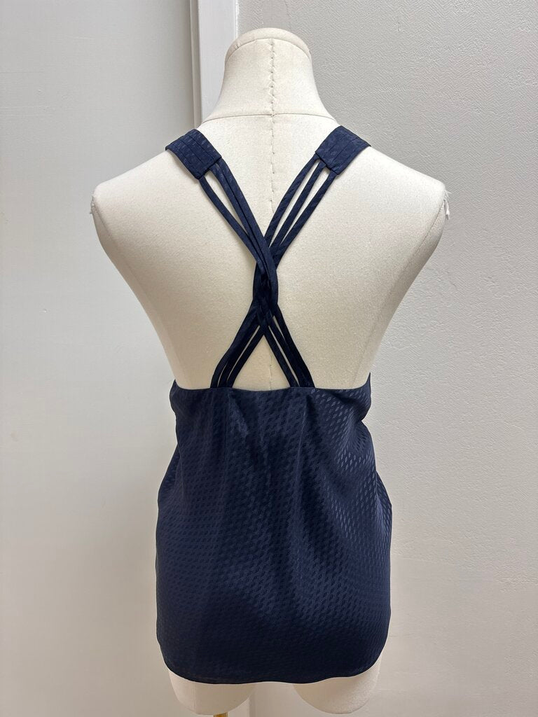 Veronica Beard Navy Diamond Print Tank NWT