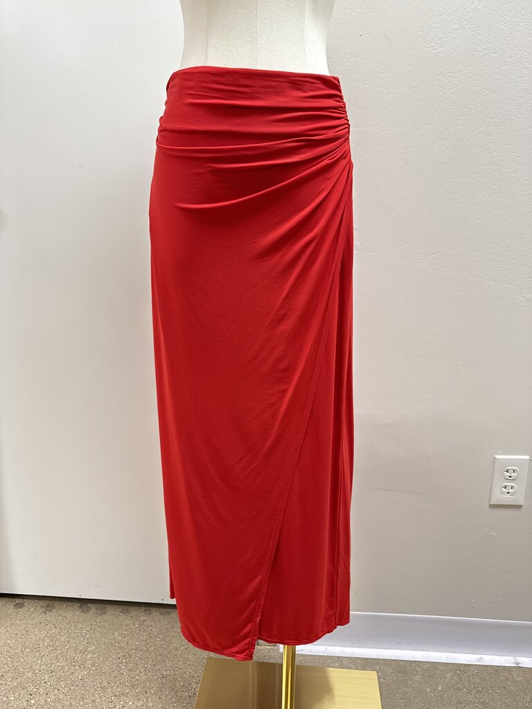 A.L.C. Red Jersey Skirt