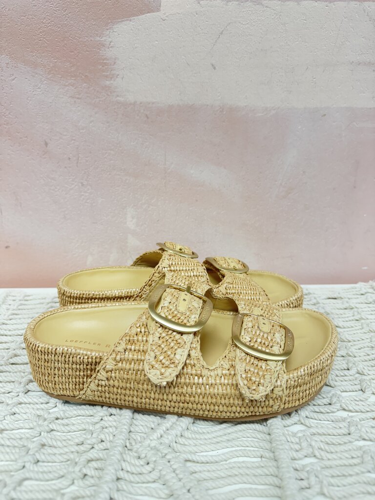 Loeffler Randall Raffia Slide