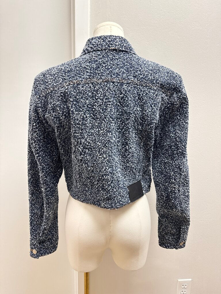 Stella McCartney Blue Boucle Denim Jacket NWT (In Stores)
