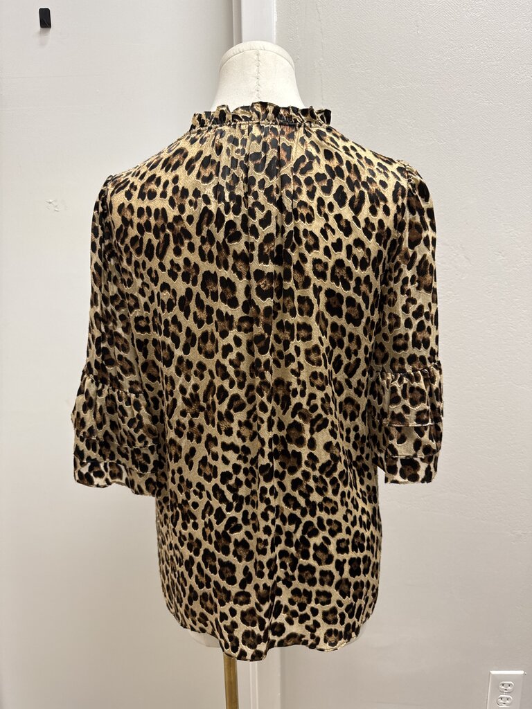 Alice + Olivia Animal Print Blouse