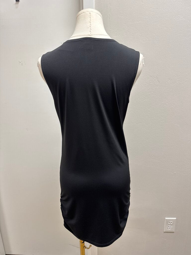 Planet Black Shirred Dress