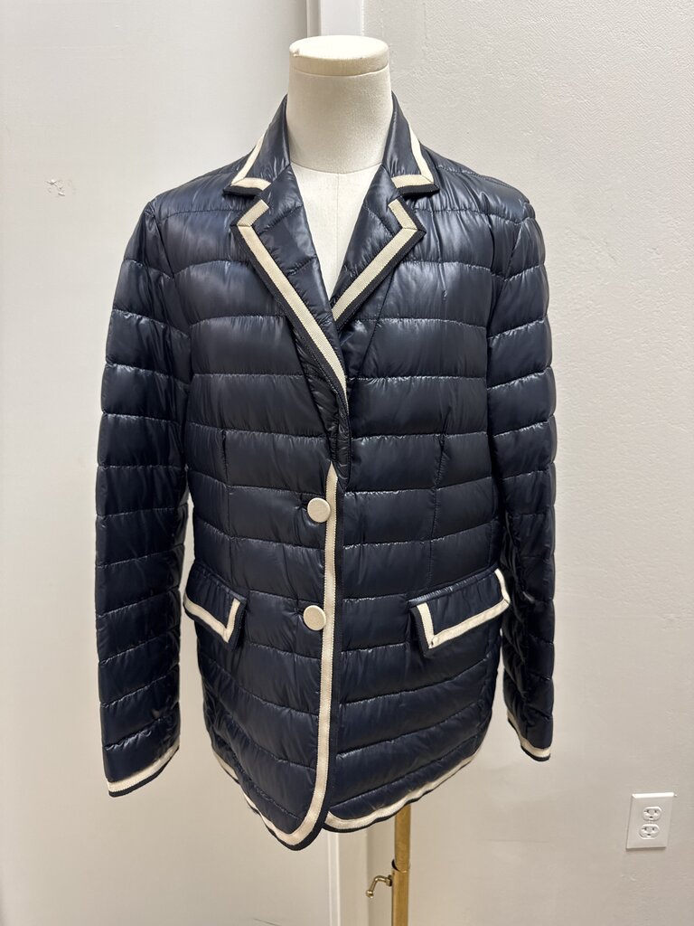 Herno Blue Quilted Blazer Jacket