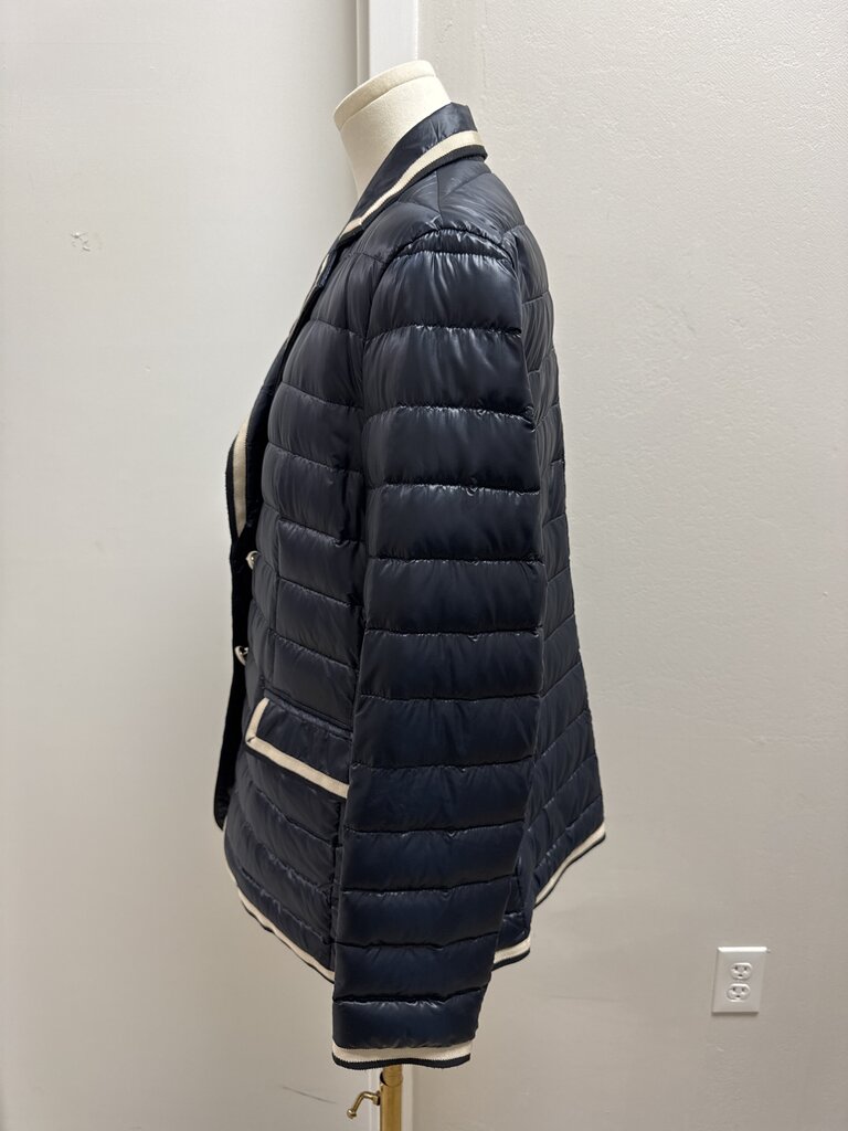Herno Blue Quilted Blazer Jacket
