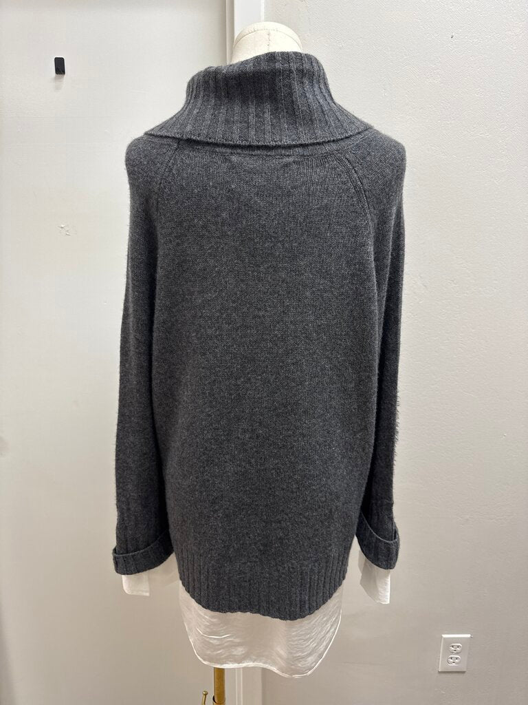 Brochu Walker Grey Cowl Neck Sweater
