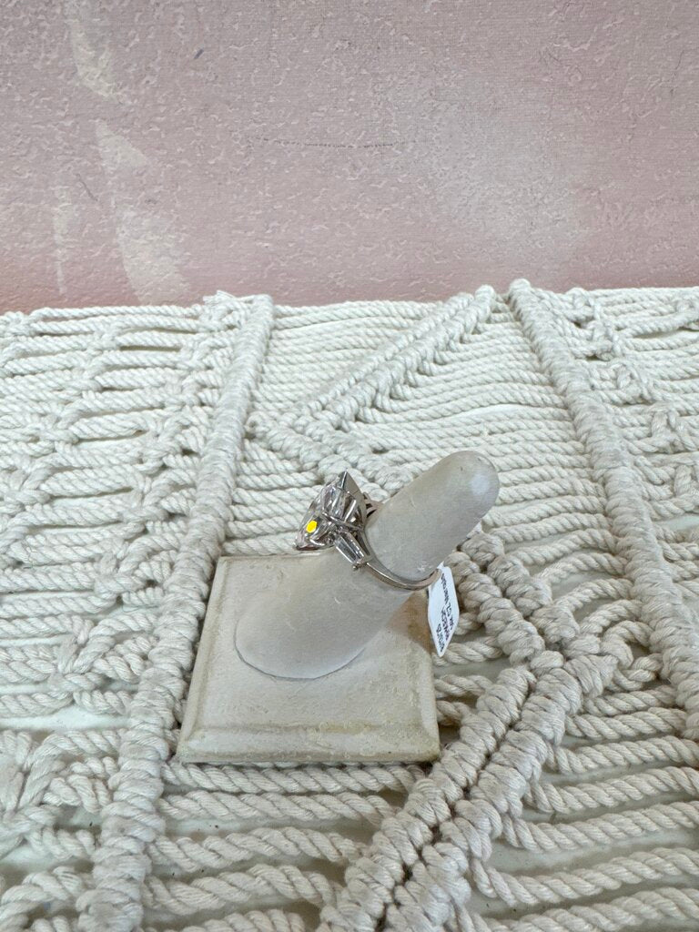 14k CZ Marquis Cocktail Ring