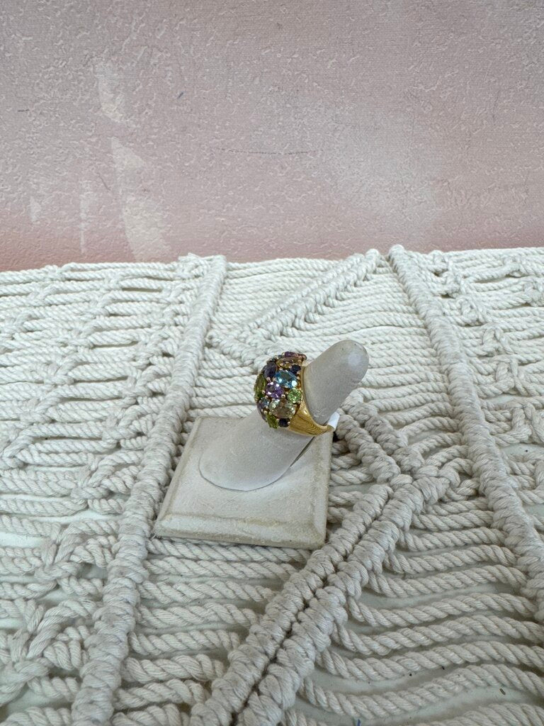 Sterling Semi Precious Multi Ring