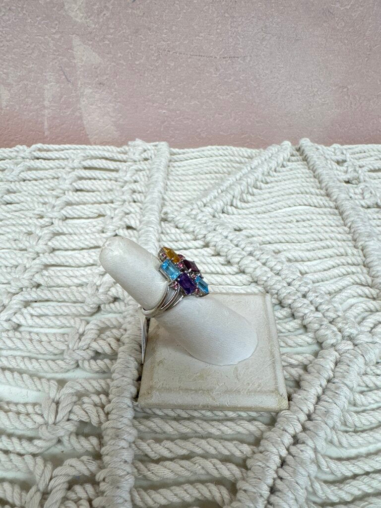 Sterling Modern Semi Precious Ring