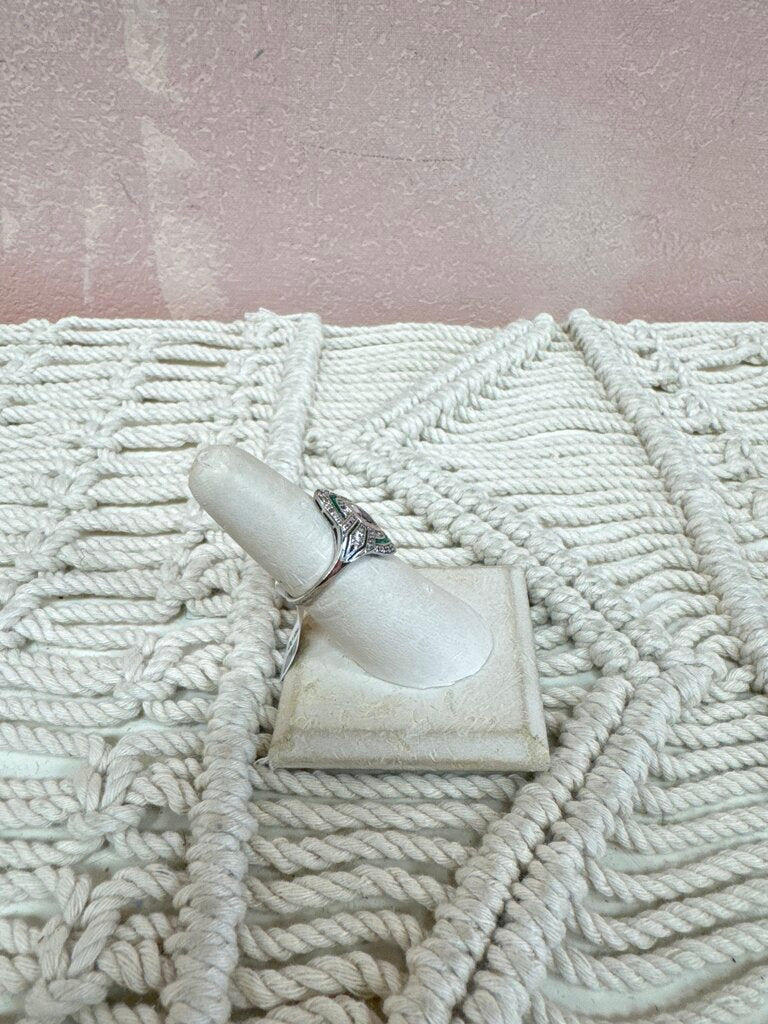 Sterling Vintage Art Deco Ring