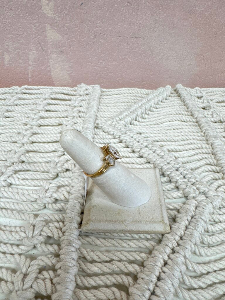 14k and CZ Ring