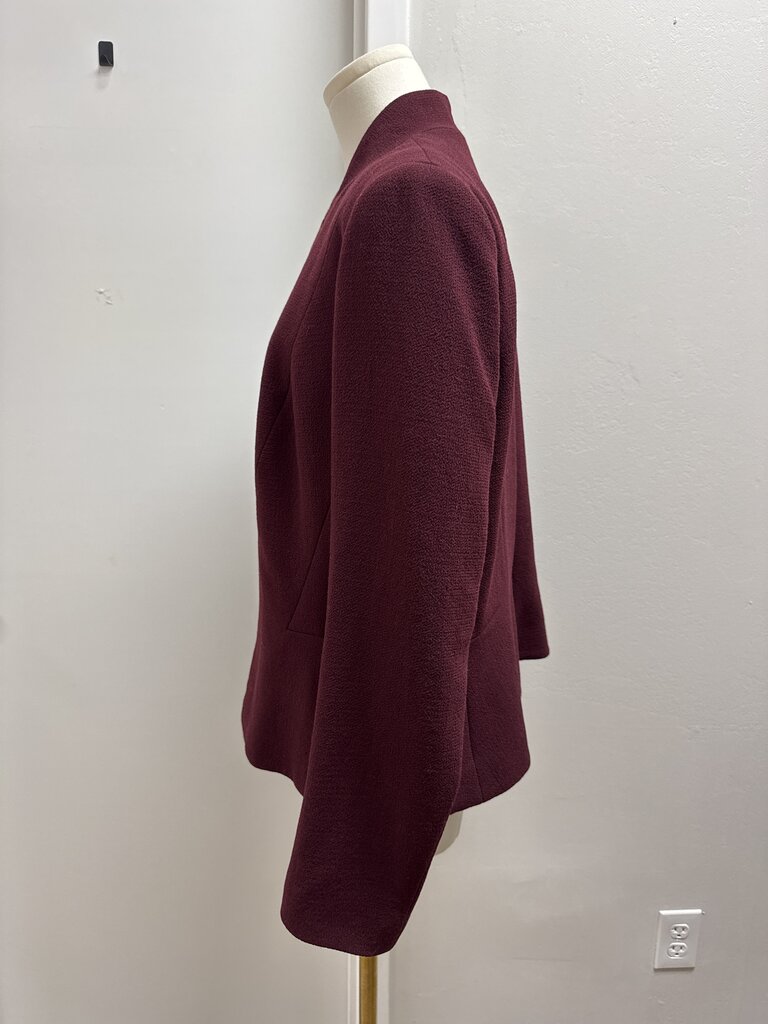 Lafayette 148 Cabernet Zip Up Jacket NWT