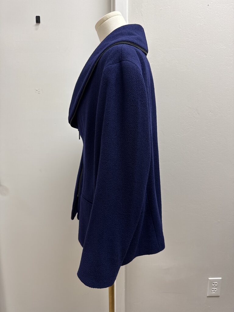 Lafayette 148 Cobalt Knit Jacket