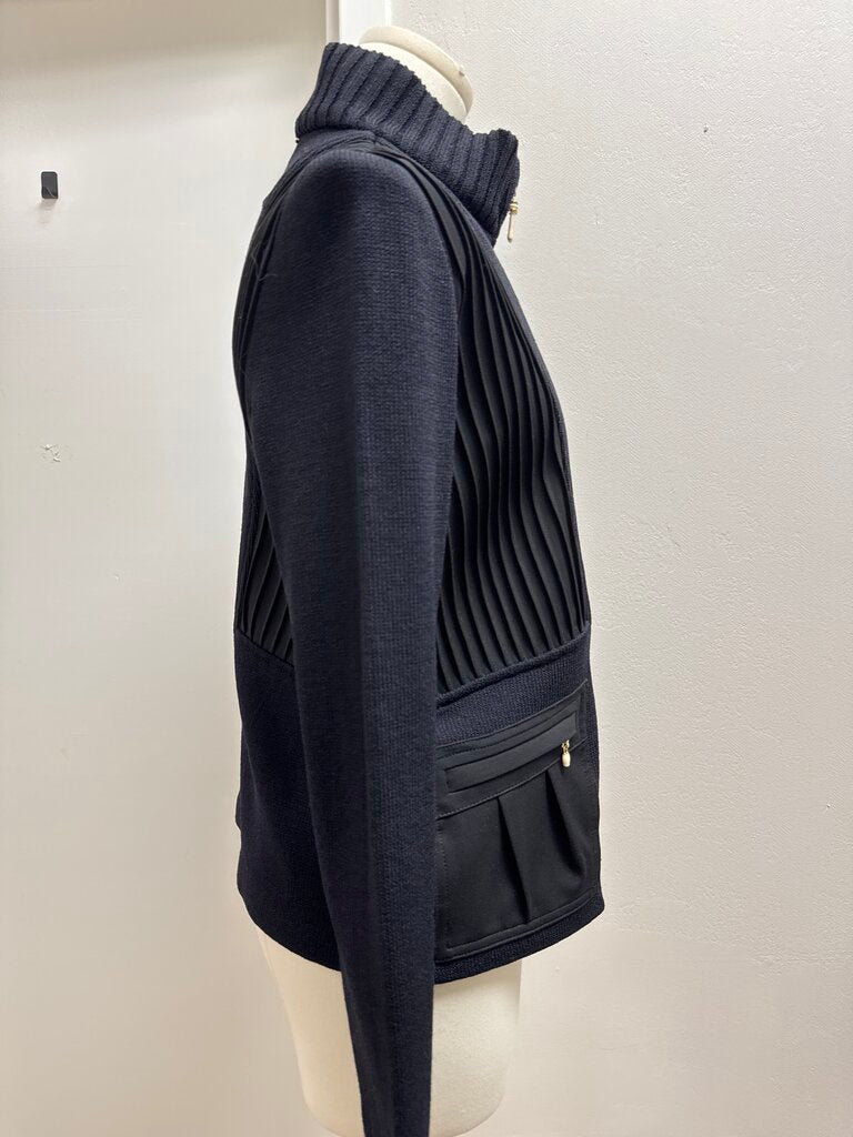 St John Black Knit Jacket