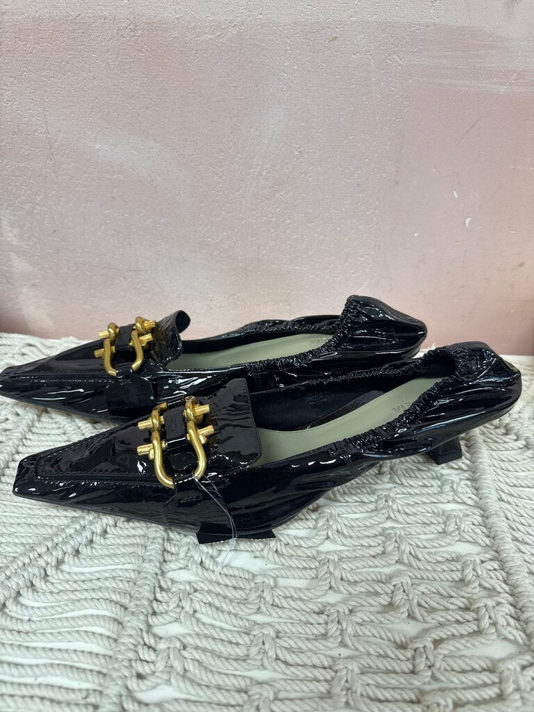 Bottega Black Patent Pump NWT w/Box