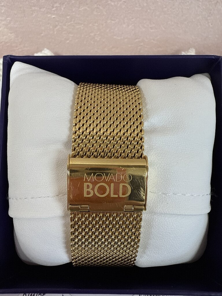 Movado Gold Bold Watch