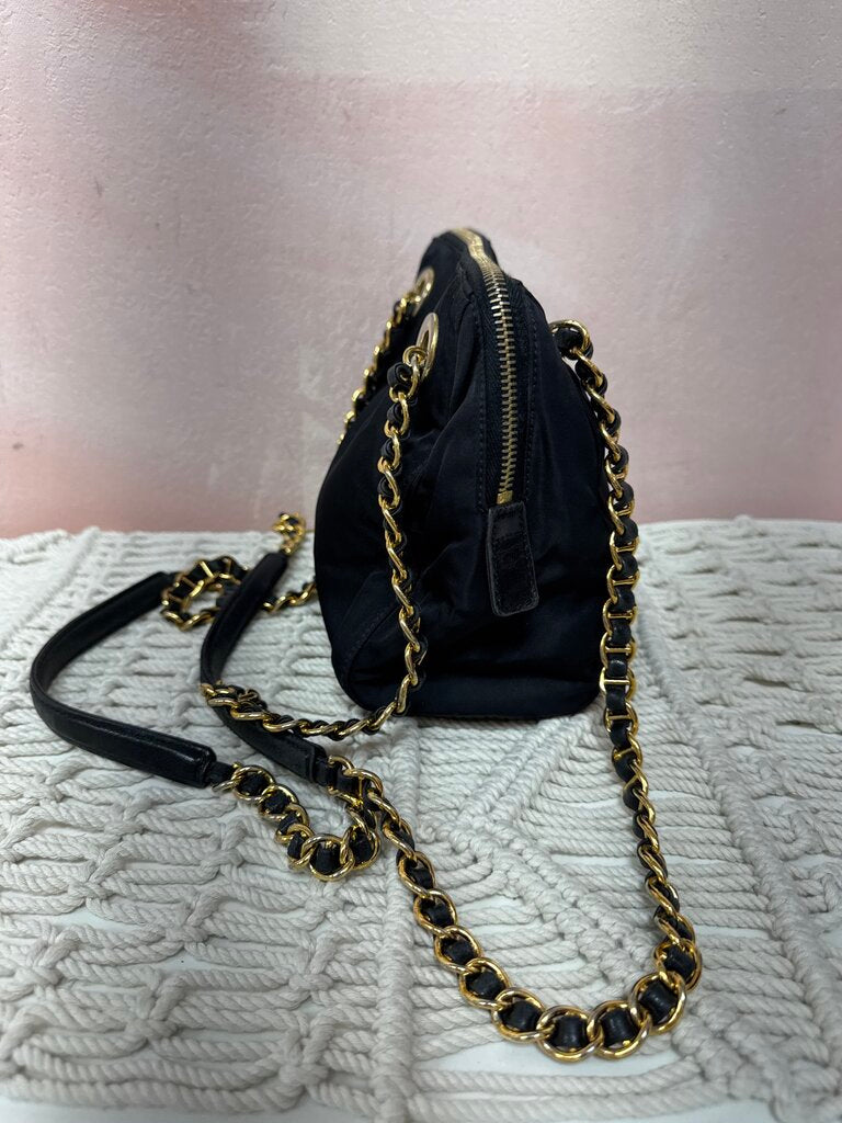 Prada Black Nylon Crossbody w/Bag