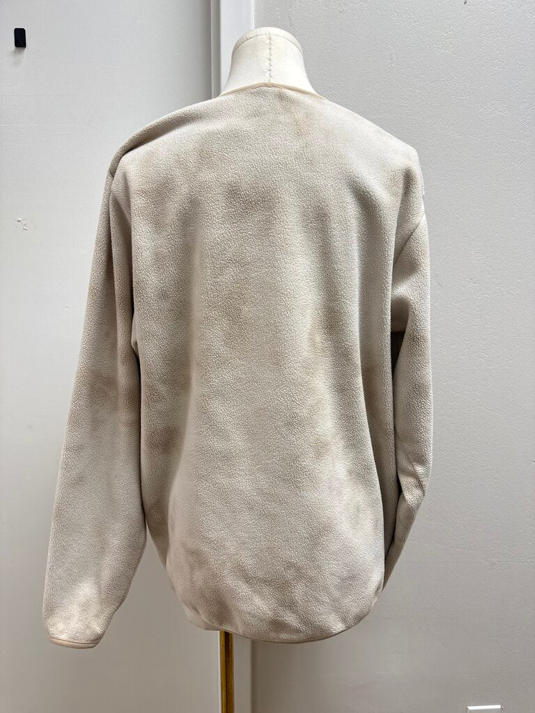 Lululemon Cream Tie Dye Fleece Top