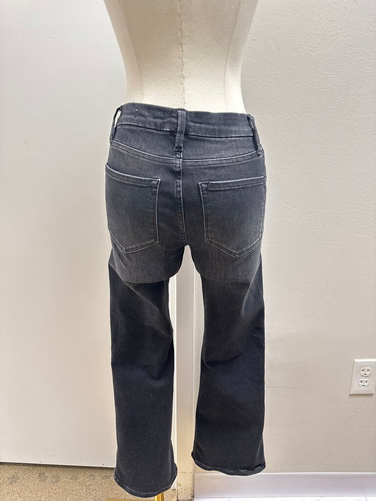 Frame Black Straight Leg Jean