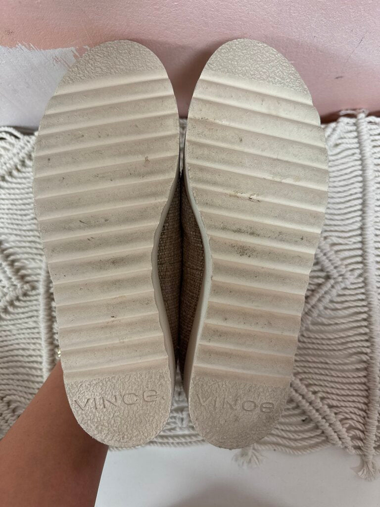 Vince Tan Tweed Slip On Sneaker