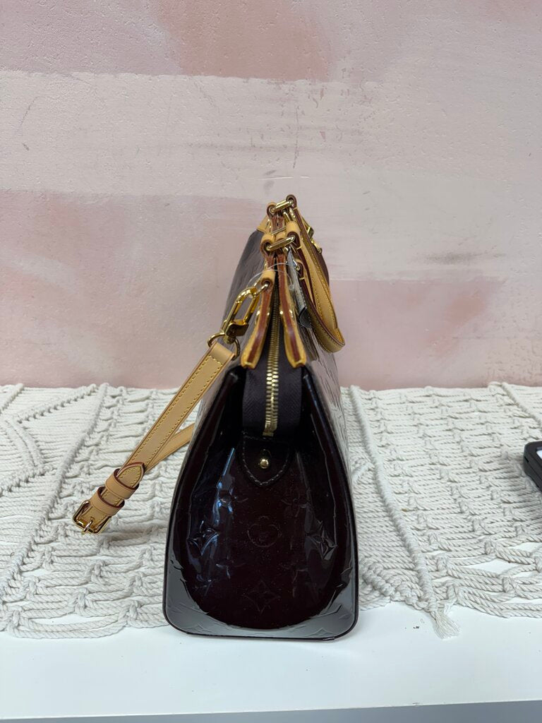 Louis Vuitton Maroon Vernis Brea MM '12