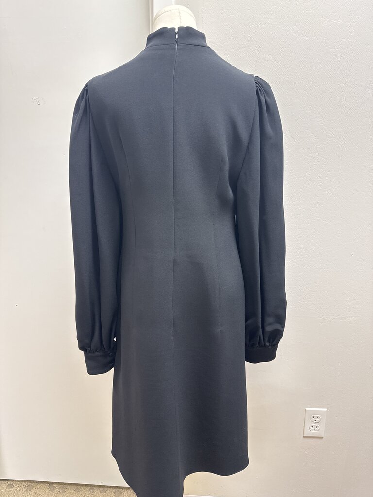 Andrew GN Black Mock Neck Dress