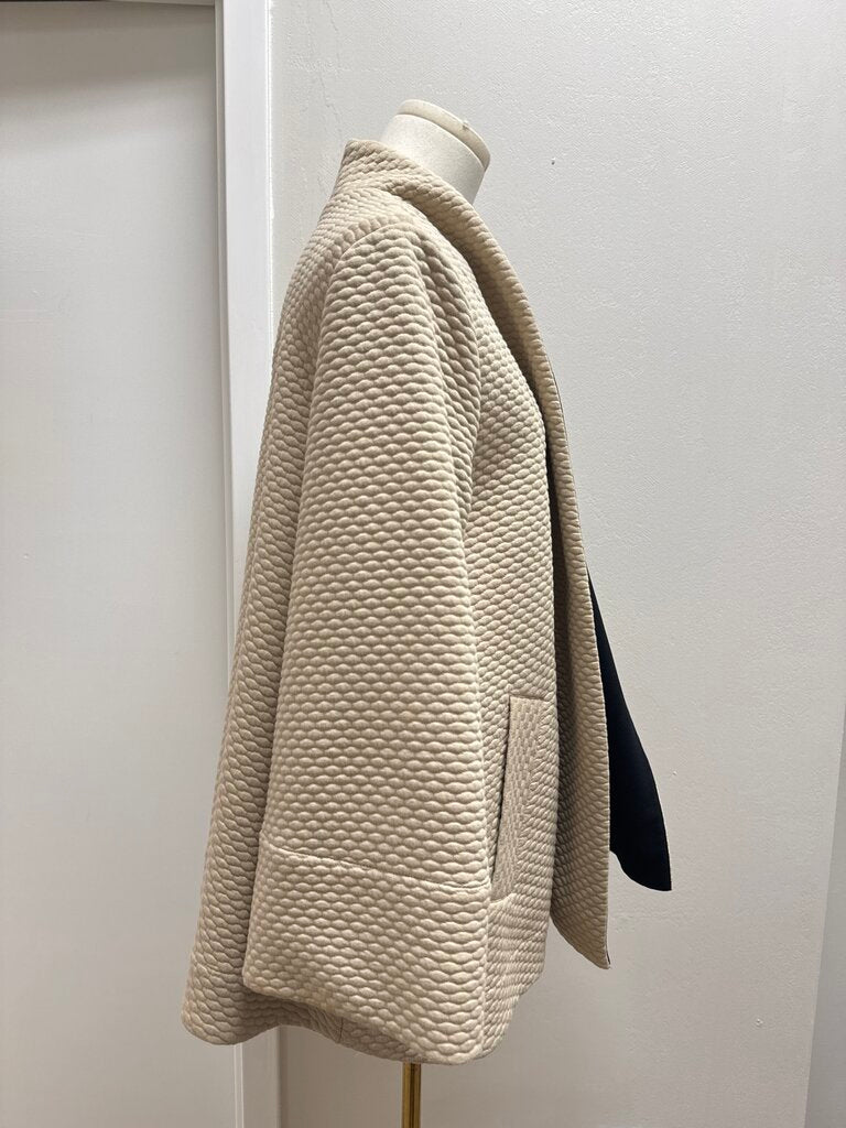 Alembika Tan Pebbled Jacket NWT