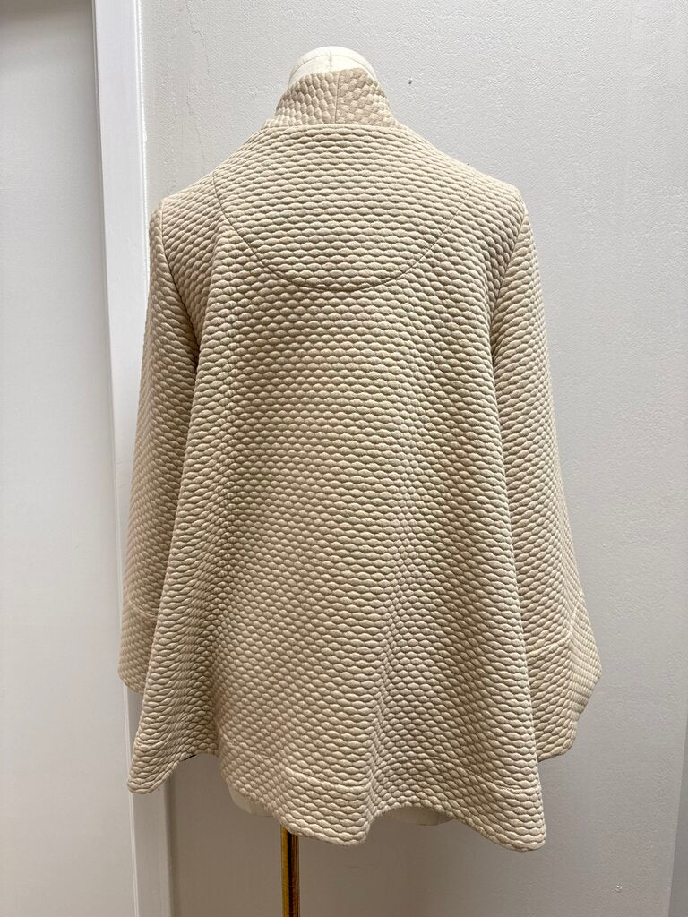 Alembika Tan Pebbled Jacket NWT