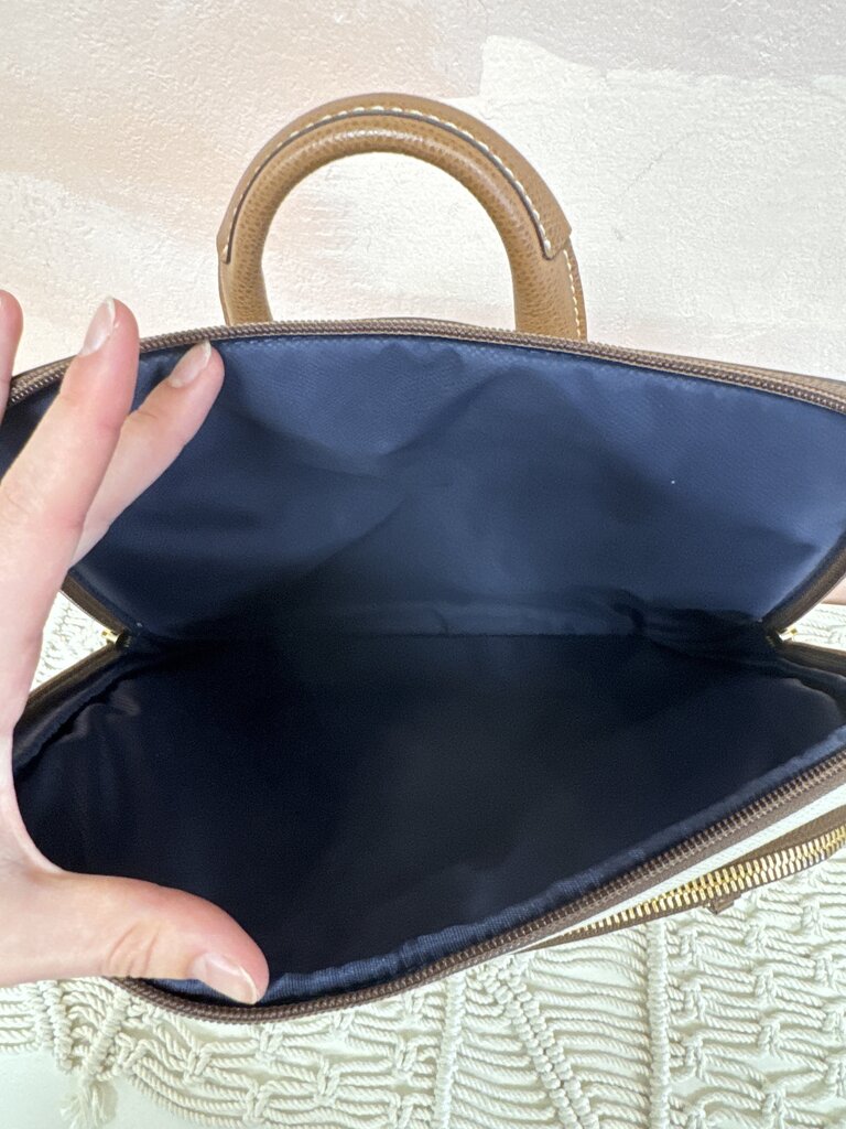 Tumi Cream Leather Backapack