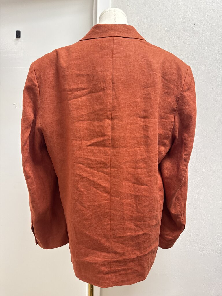 Farm Rio Rust Linen Blazer