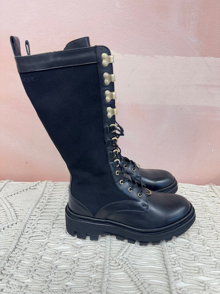 AllSaints Tall Combat Boot (w/ Extra Laces)