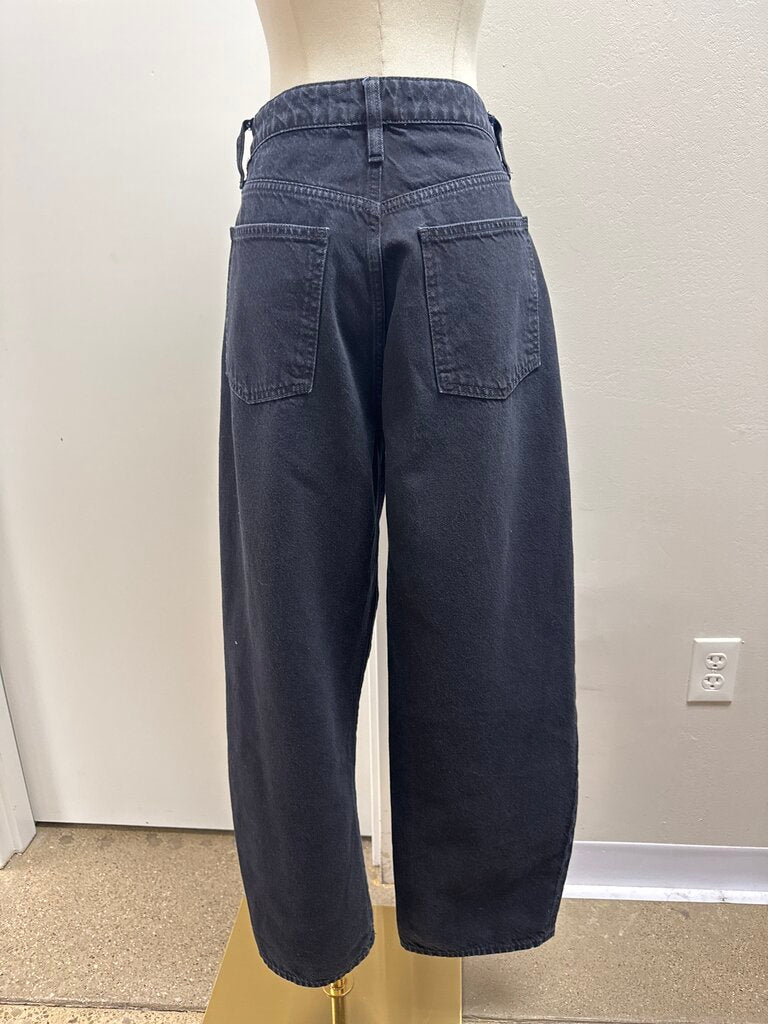 Frame Black Wide Leg Jean