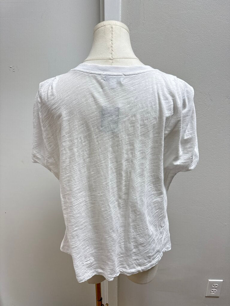 Evereve White Studded Tee