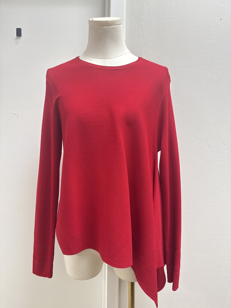 Derek Lam Red Ribbed Tunic