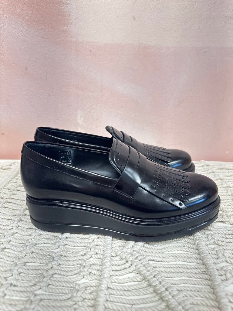 Hogan Black Platform Loafer