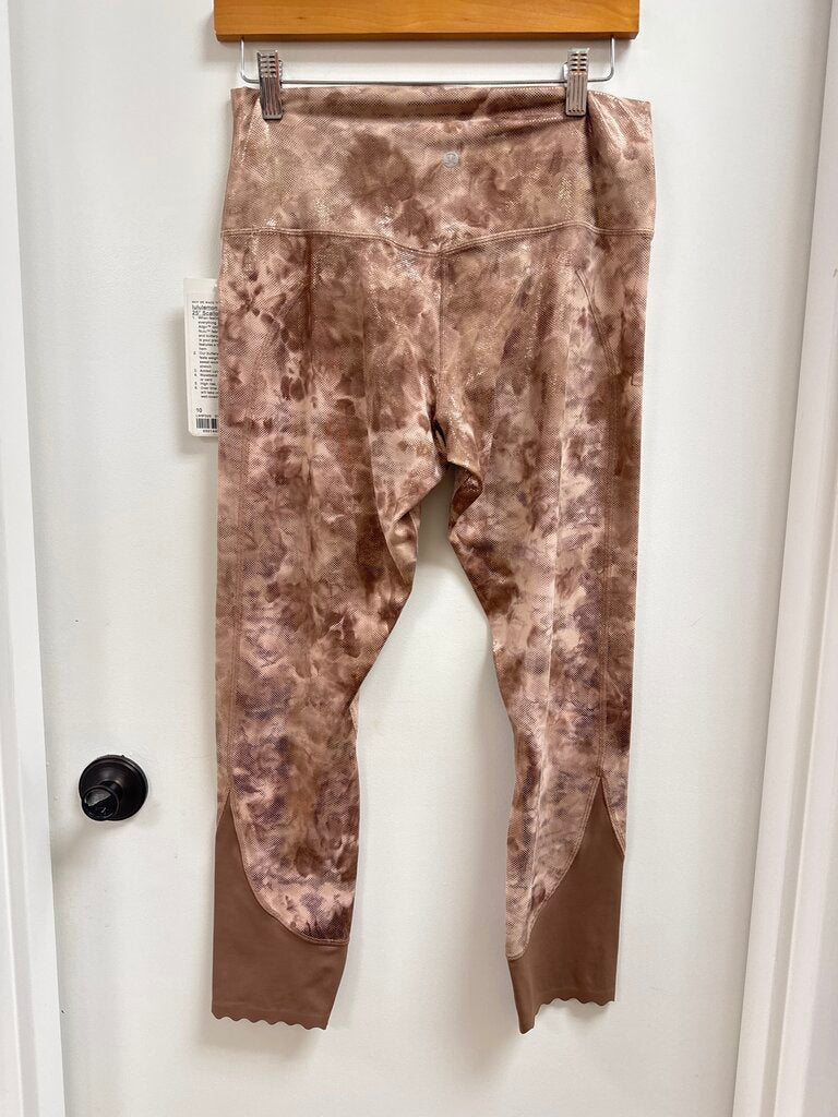 Lululemon Mauve Metallic Leggin NWT