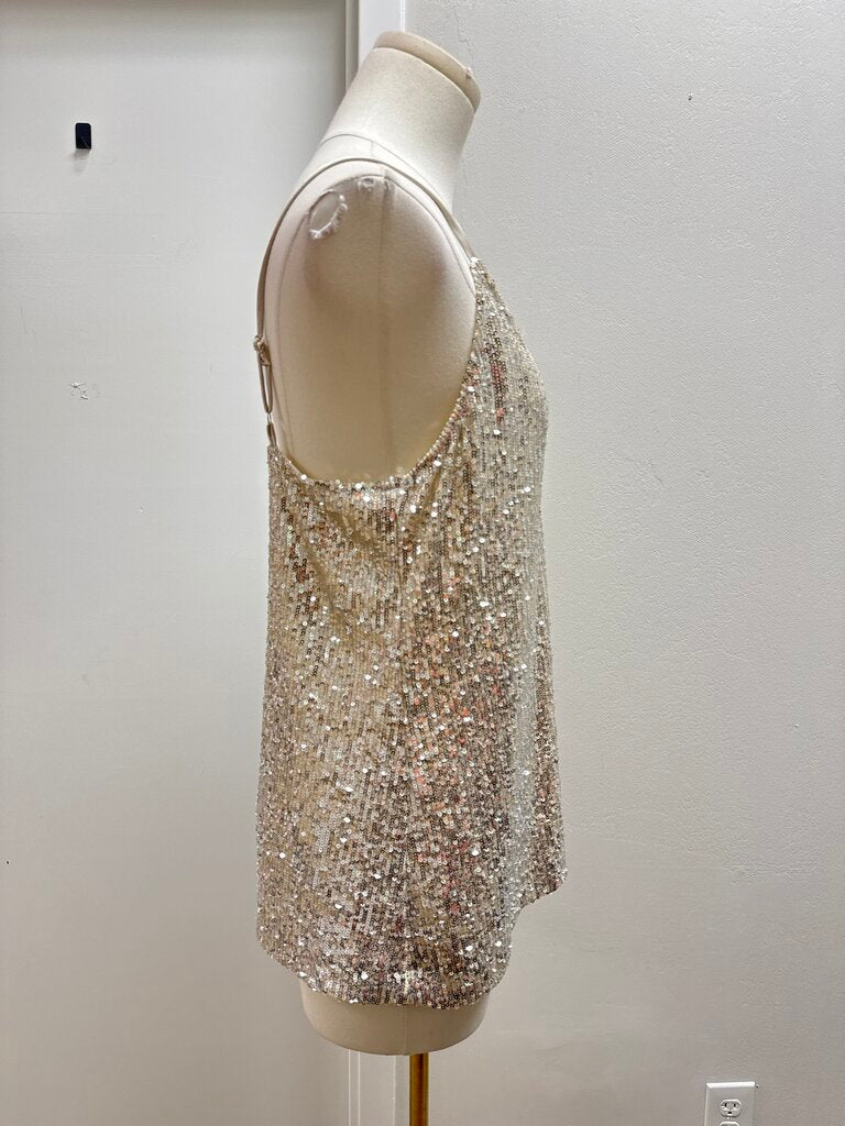 Fifteen Twenty Silver Sequin Tank