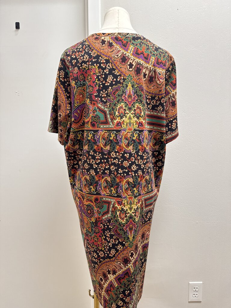 Etro Black Paisley Dress