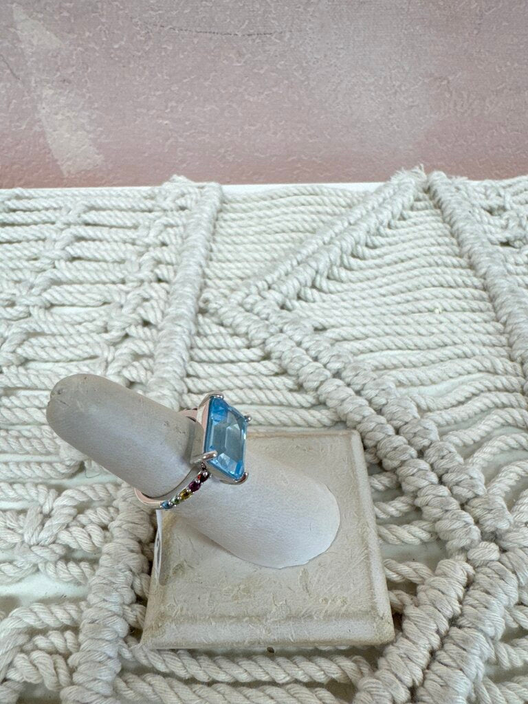 Sterling and Topaz Ring