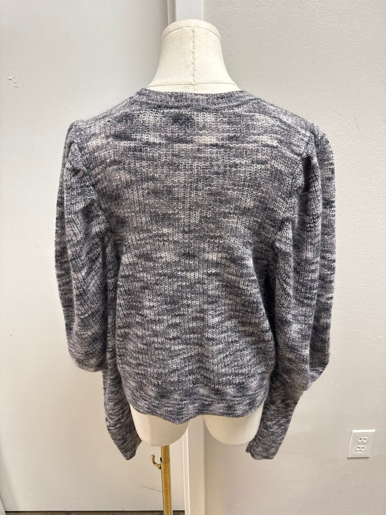 Ted Baker Black and White Marled Knit Sweater