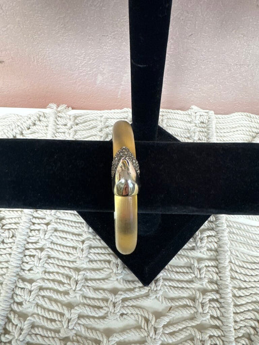 Alexis Bitter Yellow Lucite Bangle Bracelet