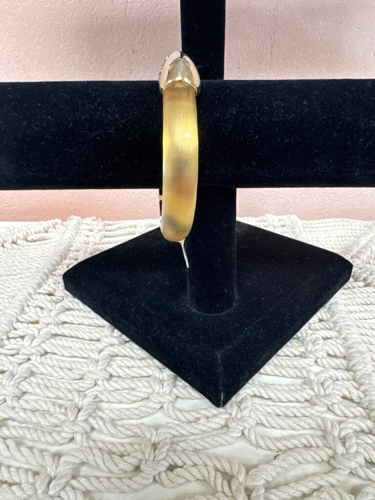 Alexis Bitter Yellow Lucite Bangle Bracelet